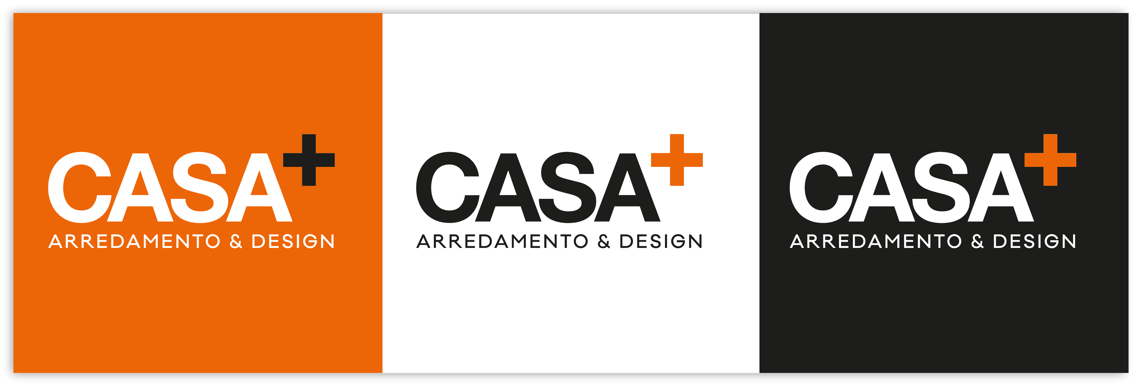 logo CASA+ diverse versioni